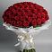 Букет 101 Красная роза Блэк Мэджик в Шумихе