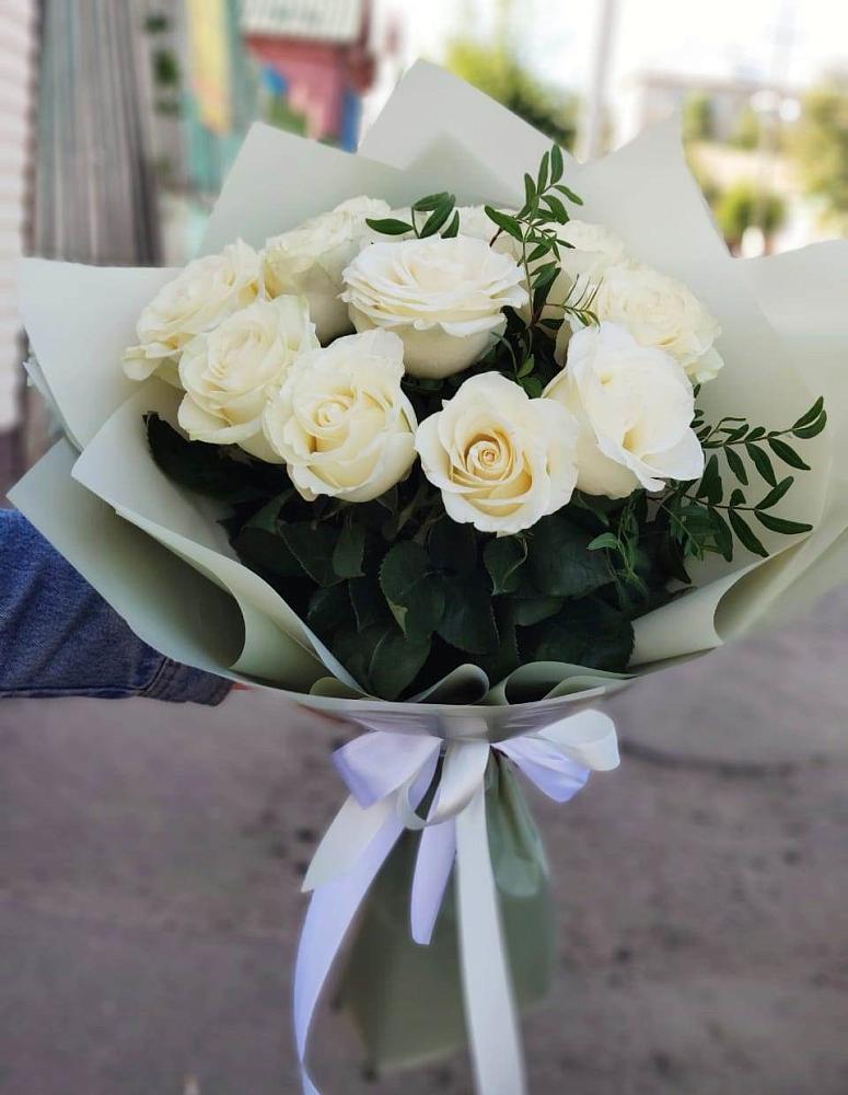 Букет Белые розы Проуд в Шумихе