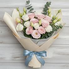 Букет цветов из:  Лизиантусы в Шумихе