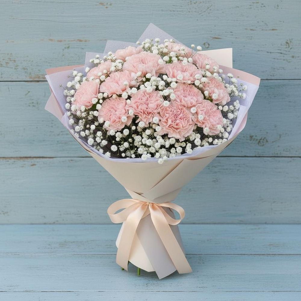 Букет цветов из: Гвоздики в Шумихе