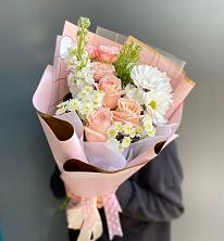 Букет цветов из:  Хризантемы и Розы в Шумихе