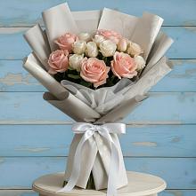 Букет цветов из:  Розы #REPLACE_PRED# Шумихе