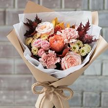 Букет цветов из:  Гвоздики, Хризантемы и Розы в Шумихе
