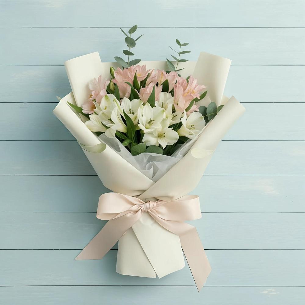 Букет цветов из: Альстромерии в Шумихе