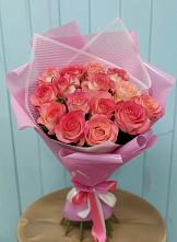 Букет 15 Розовых роз Равель #REPLACE_PRED# Шумихе