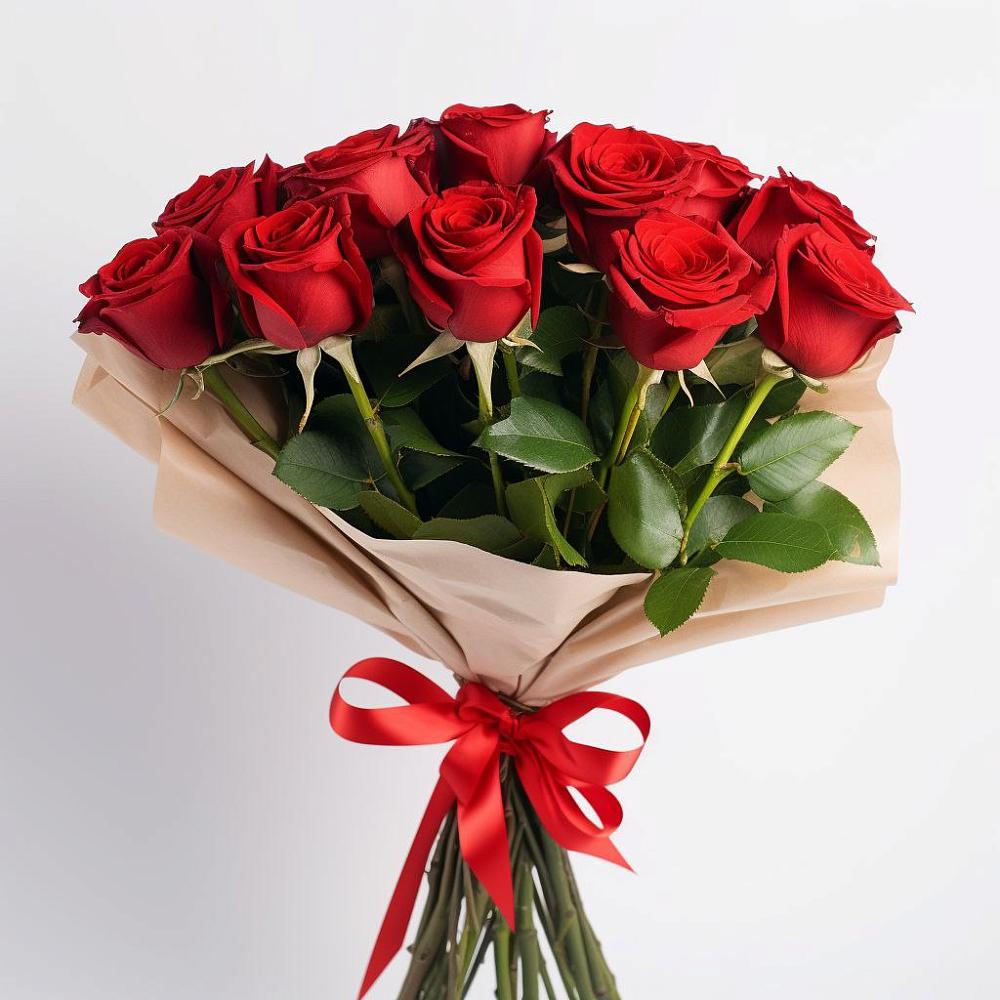 Букет 11 Красных роз Эдлесс Лав в Шумихе