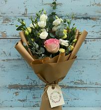 Букет цветов из:  Розы и Лизиантусы в Шумихе